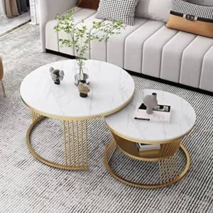 MERCER NESTING ROUND COFFEE TABLE