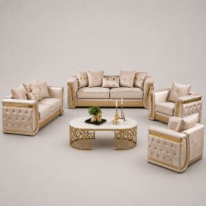 Azure Sofa Set in Beige