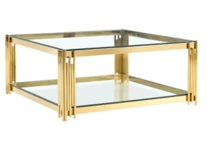 ESTREL SQUARE COFFEE TABLE GLASS